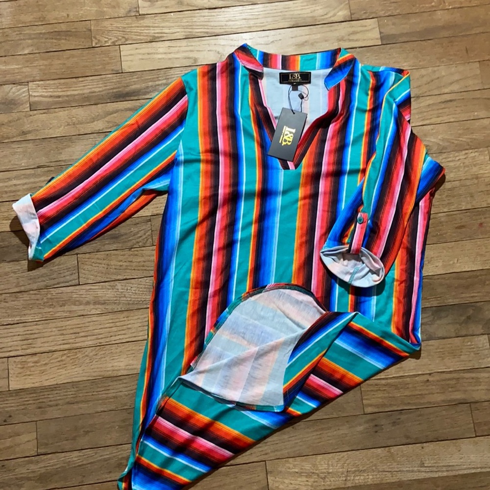 Brand new L&B Serape dress
